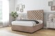 image 3 of Sloomy Mayfair Mink Naples Divan Bed Base 2 Drawers Foot-End With 26 Inch Strutted Headboard | Brown | Mink | King | 1