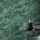 image 3 of Elle Mystic Marble Green/Gold Wallpaper | Multi