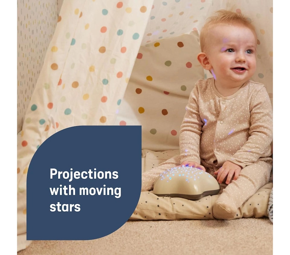 image 1 of Baby Nursery Sleep Projector Musical Ceiling Stars Pabobo Angelcare Light