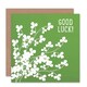 image 1 of Clover Green Spring St Patricks Floral Good Luck Card