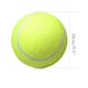 image 4 of The Magic Toy Shop Giant Tennis Ball 24cm Big Outdoor Beach Sports Inflatable Toy