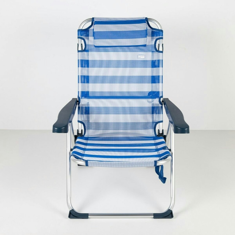 image 1 of Folding Chair Aktive Striped 48 x 90 x 60 cm (2 Units) N/A