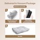 image 7 of Skylos Soft Plush Pet Bed Washable Cushion Mat for Dog Cat Crate Puppy | Grey | 75 x 50cm | One Size