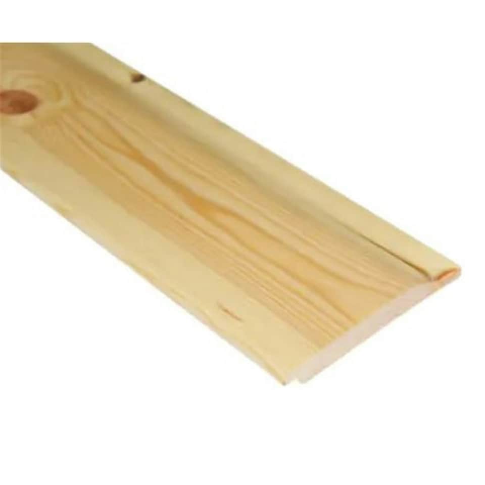 PACK OF 5 (Total 5 Units)- Redwood Shiplap/Weatherboard - 19mm x 125mm (Act Size 14.5 x 120mm) x 4800mm Length
