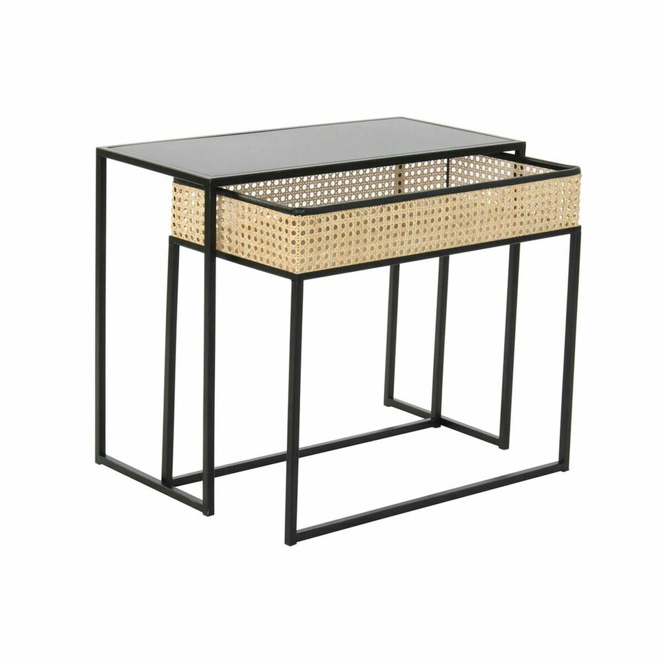 image 1 of Centre Table DKD Home Decor Black Natural 60 x 30 x 50 cm N/A