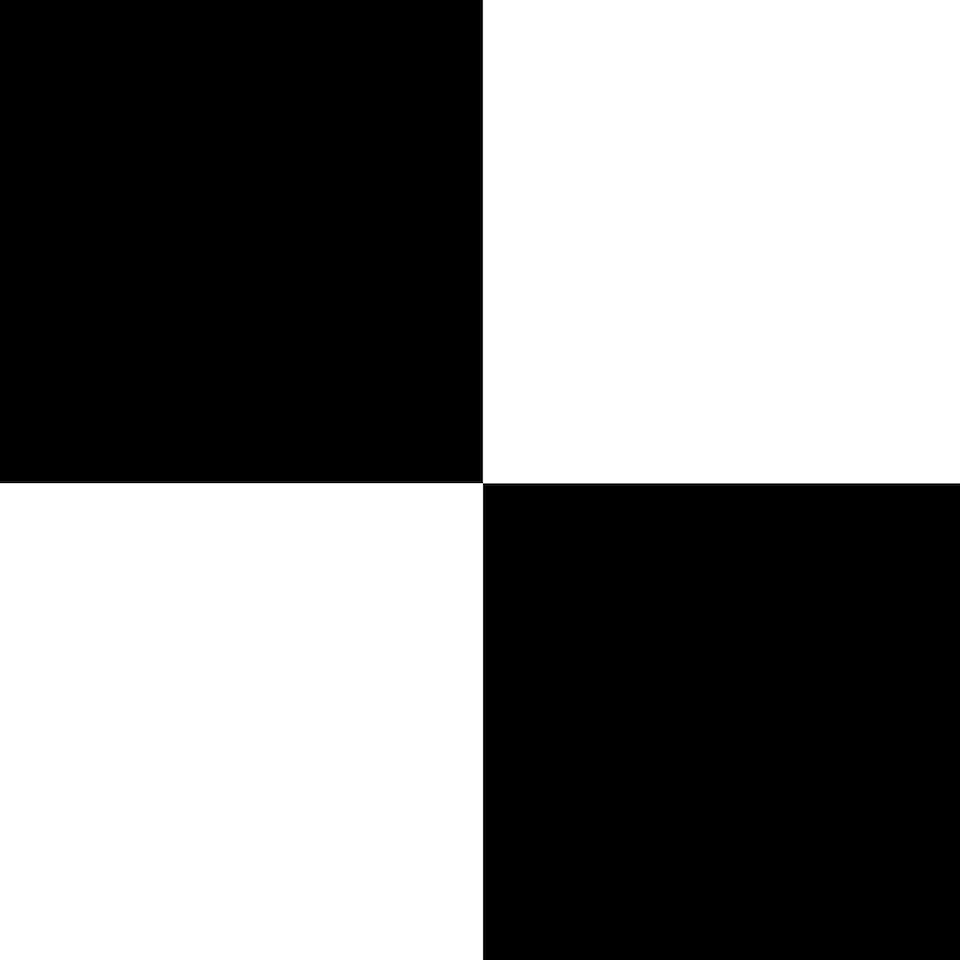 image 1 of Floor Tile Plain 30.5x30.5cm Black & White (10 Tiles Per Pack)