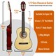 image 10 of 3rd Avenue 1/2 Size Classical Guitar Pack Pink