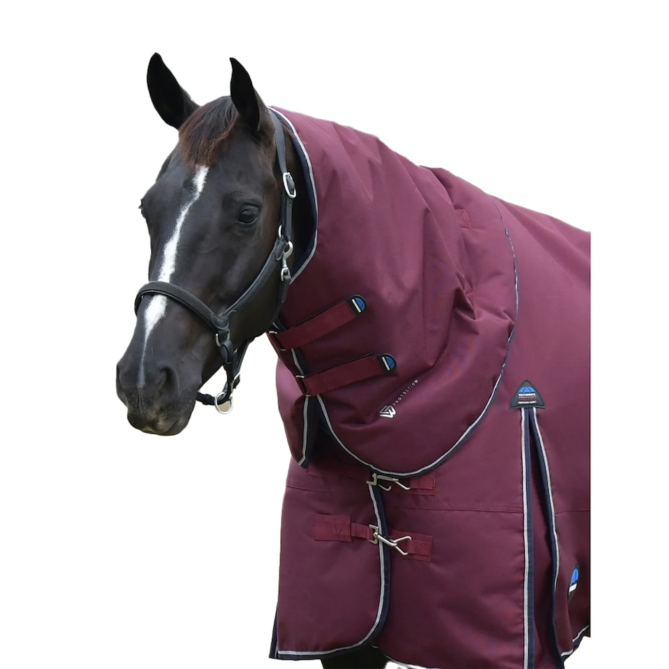 image 1 of Weatherbeeta Comfitec Essential Standard-Neck Horse Turnout Neck Cover | Red | Burgundy | Pony | 1