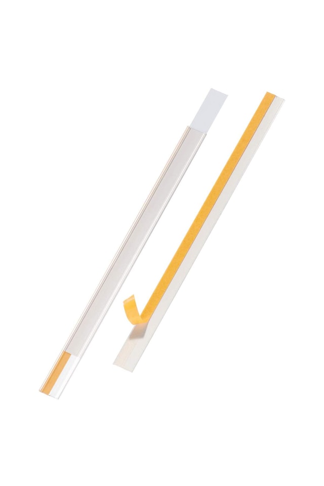 image 1 of Durable SCANFIX Self-Adhesive EPOS Ticket Strip Holder | 25 Pack | 1000 x 40mm