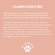 image 5 of Soft Calming Donut Bed - Premium Quality For Dogs & Cats - Coffee / 100cm Brown | L