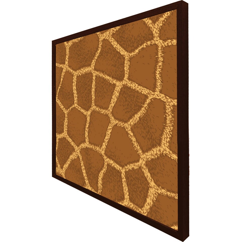 image 1 of Giraffe print (Picture Frame) Black | XL