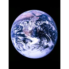 NASA Space Apollo 17 Blue Marble Earth Photograph Large Wall Art Print 18x24 Inch | Multi