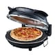image 1 of Cooks Professional Electric Pizza Oven with Stone Base, Window, Paddles & Baking Sheet | Black