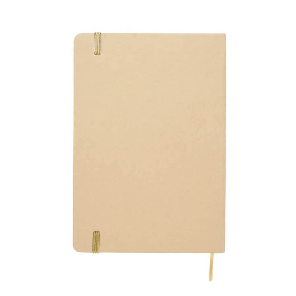 image 1 of MidOcean Route A5 Notebook - Gold - 1.2cm x 14.5cm x 21cm