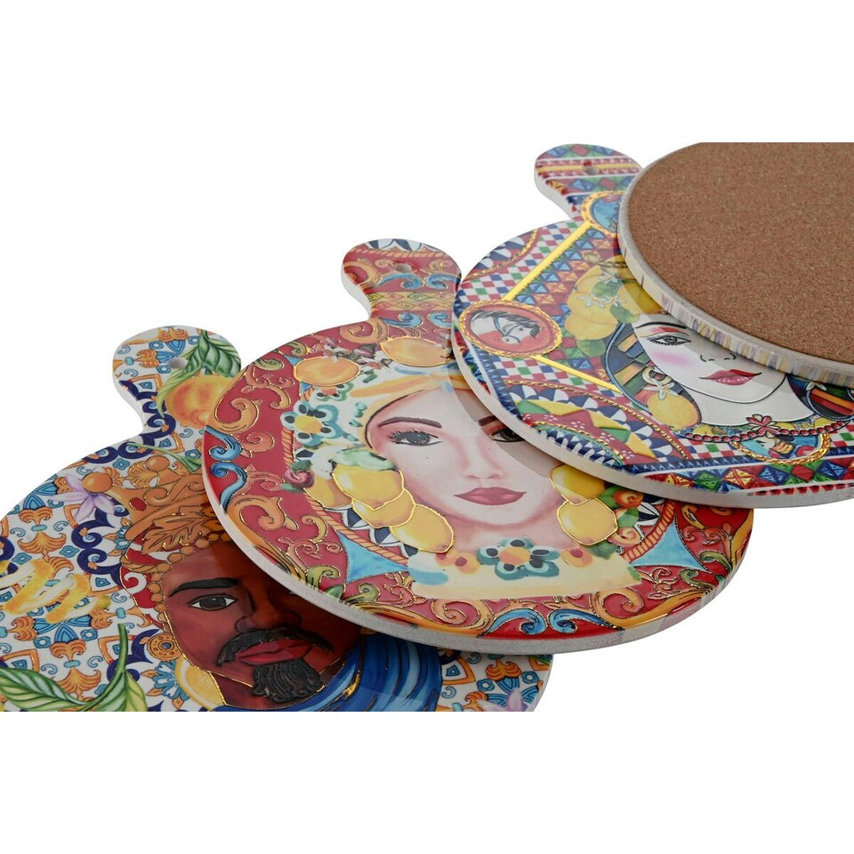 image 1 of Table Mat Home ESPRIT Cork Dolomite 18 x 23 x 1 cm (4 Units) N/A