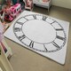 image 4 of Roman Numeral Clock (Rug) Multi | Medium: 80x150cm