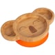 image 1 of Tiny Dining Children's Bamboo Suction Koala Plate - Orange Orange