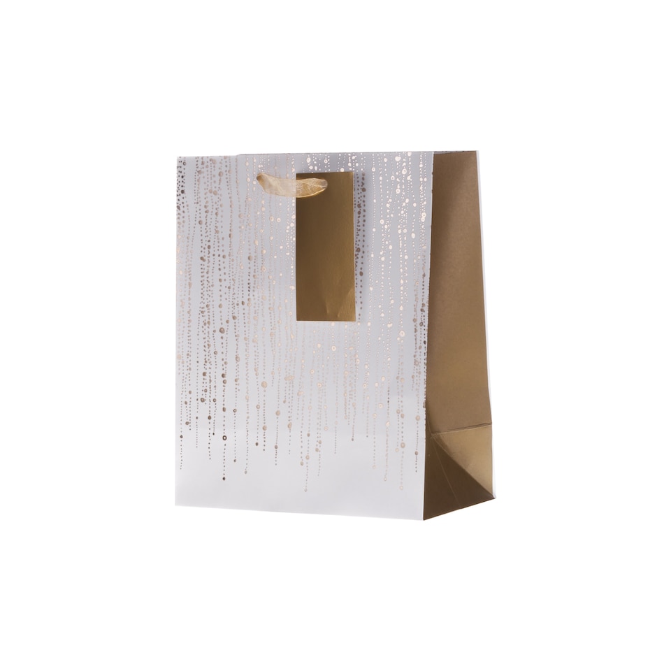 image 1 of Hallmark Pack Of 4 Christmas Gift Bags - 2 Sizes 2 Silver and Gold Designs