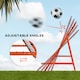 image 3 of HOMCOM Rebounder Net Kids Adults Football Training Aid Adjustable Red
