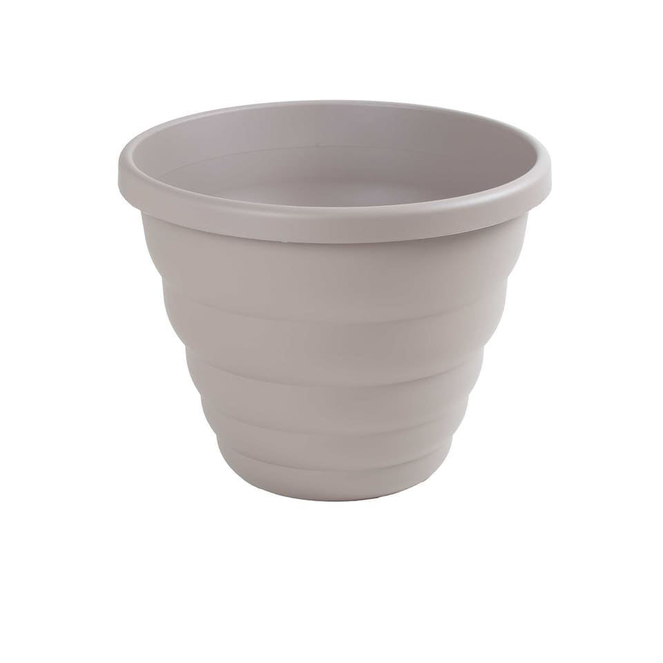 image 1 of Wham Beehive  66cm Round Plastic Garden Planter | Grey | Fawn