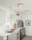 image 2 of Baskin 1 Light Dome Ceiling Pendant Polished Nickel, E27