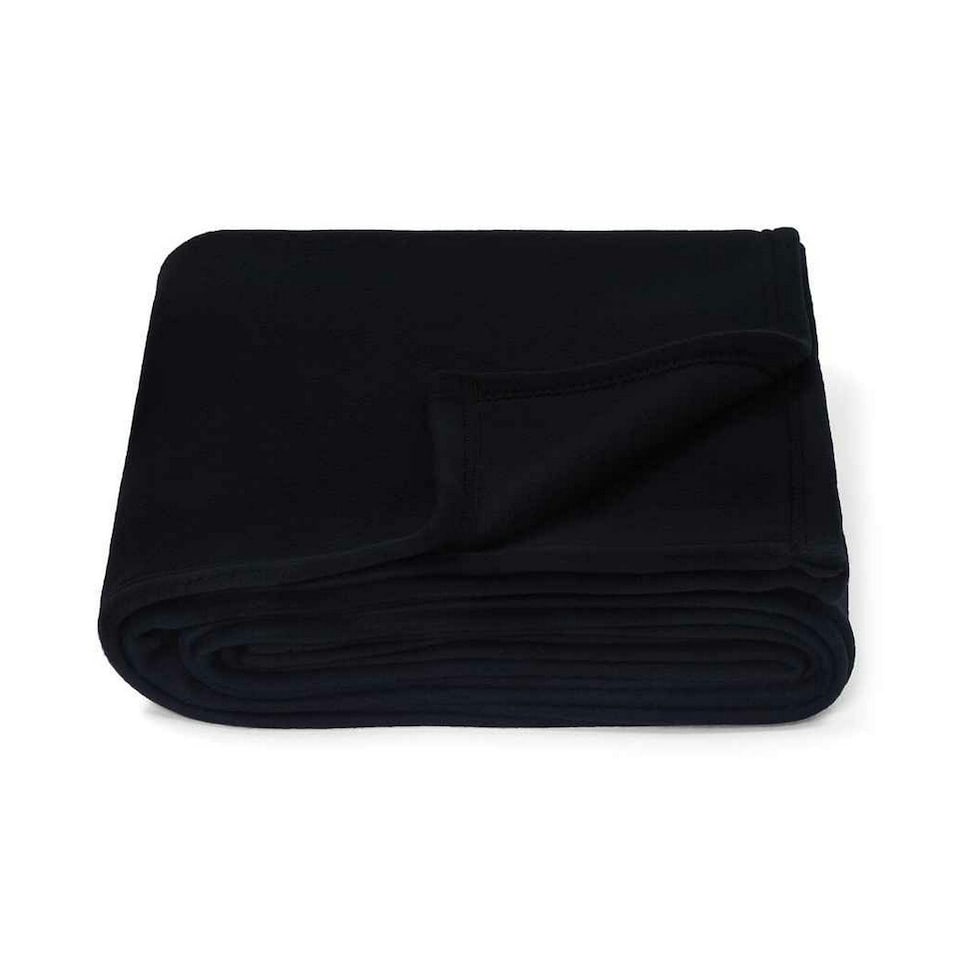 Brand Lab Polar Fleece Blanket - Black - One Size