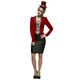 image 1 of Fever Womens/Ladies Vampiress Costume - Red/Black/White - M M