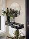 image 4 of SoBuy FRG43-SCH,Floating Shelf with 2 Drawers | Black | Black | 1