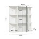 image 5 of Living and Home Wall Mount Bathroom Mirror Cabinet - White
