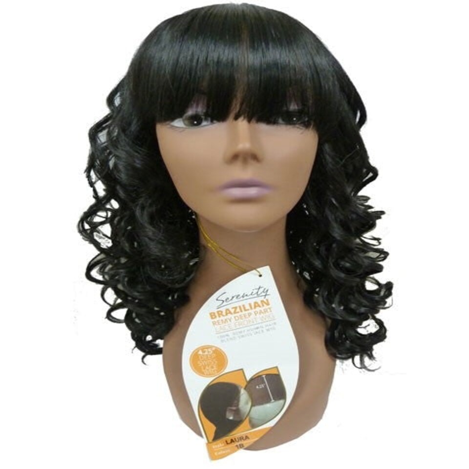 Serenity Brazilian Remi Deep Part Blended HH Laura Swiss Lace Wig Multi | OB4/613 | One Size