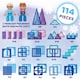 image 3 of Science Kidz 114 Piece Magnetic Tiles Set