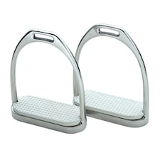 Shires Horse Fillis Stirrups - Silver - 4.25in