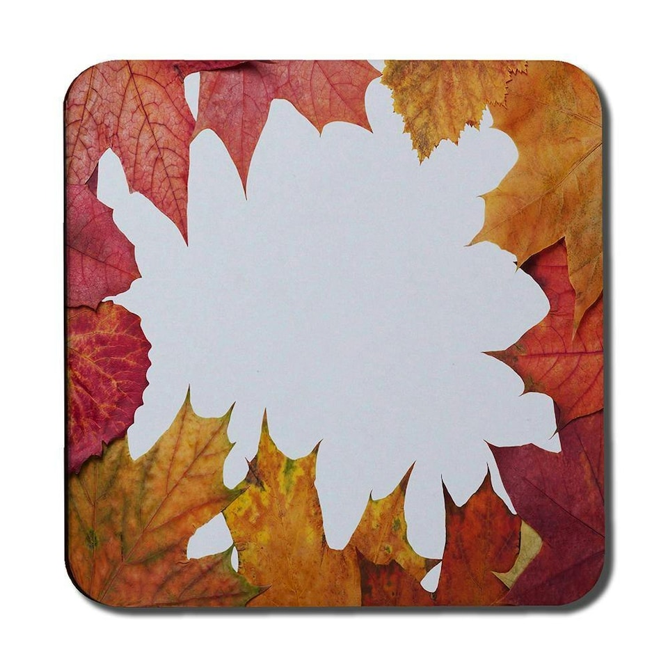image 1 of Red Autumn Border (Coaster)