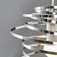 image 3 of ValueLights Bensson Silver Ceiling Pendant Shade
