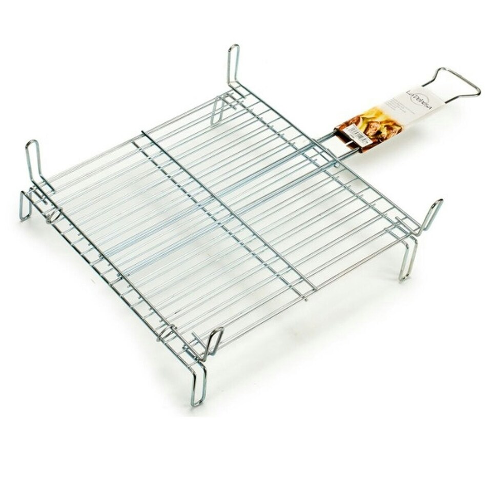 image 1 of Grill Double 45 x 45 cm Zinc-plated steel (5 Units)