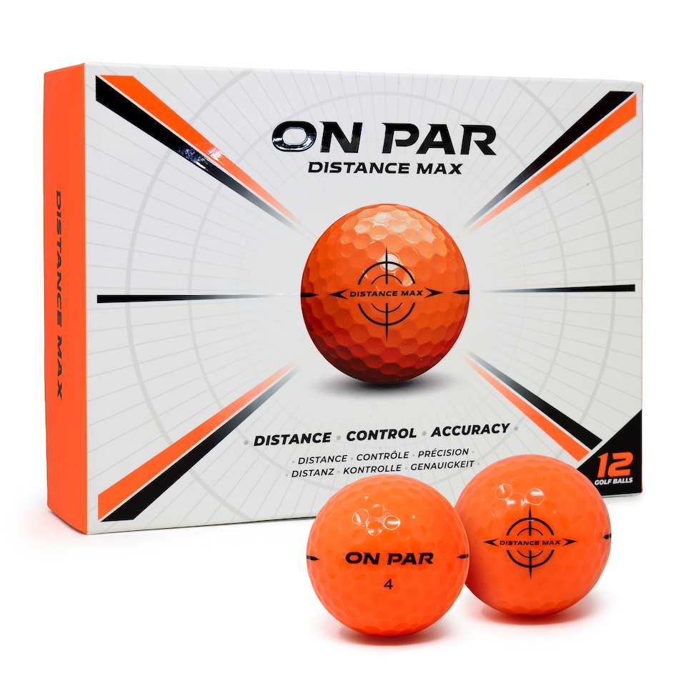 image 1 of On Par Distance Max Golf Balls - 12 Pack | Orange