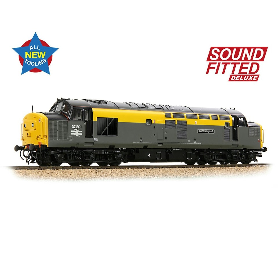 Bachmann Deluxe Class 37 201 St Margaret BR Dutch (DCC-Sound)