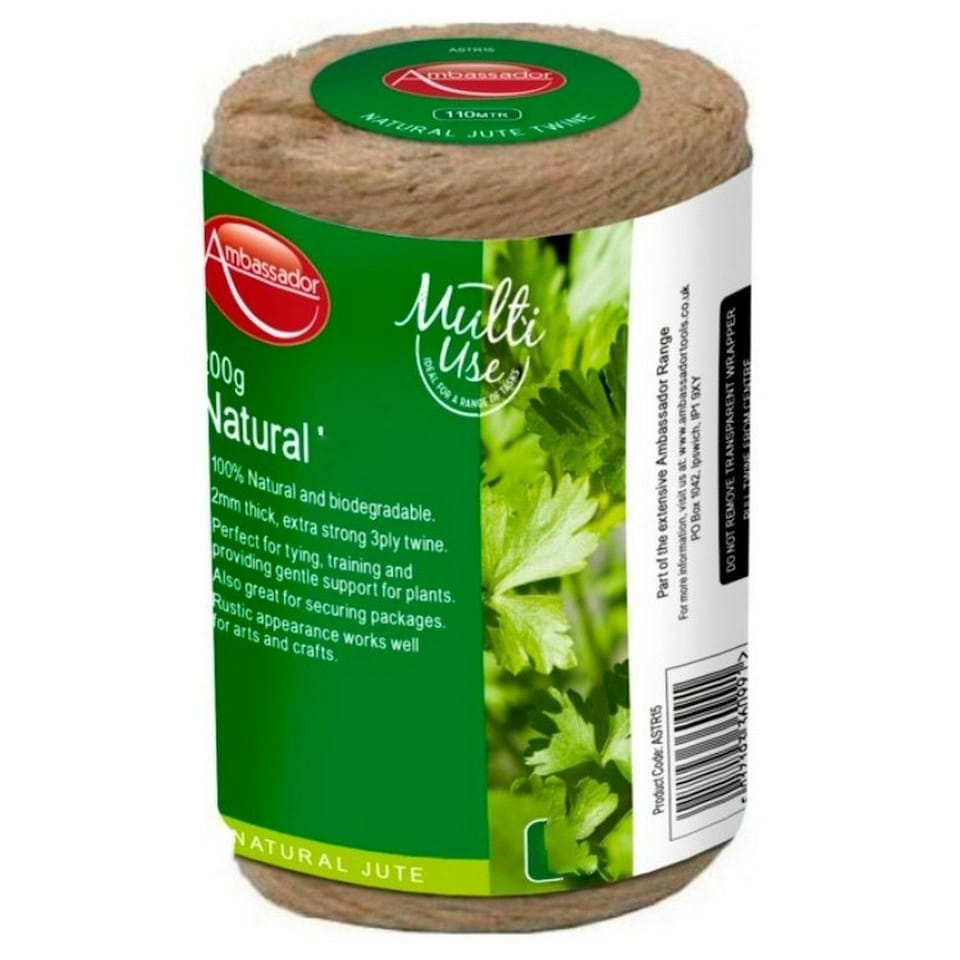 Ambassador Natural Jute Spool - Natural - 110m