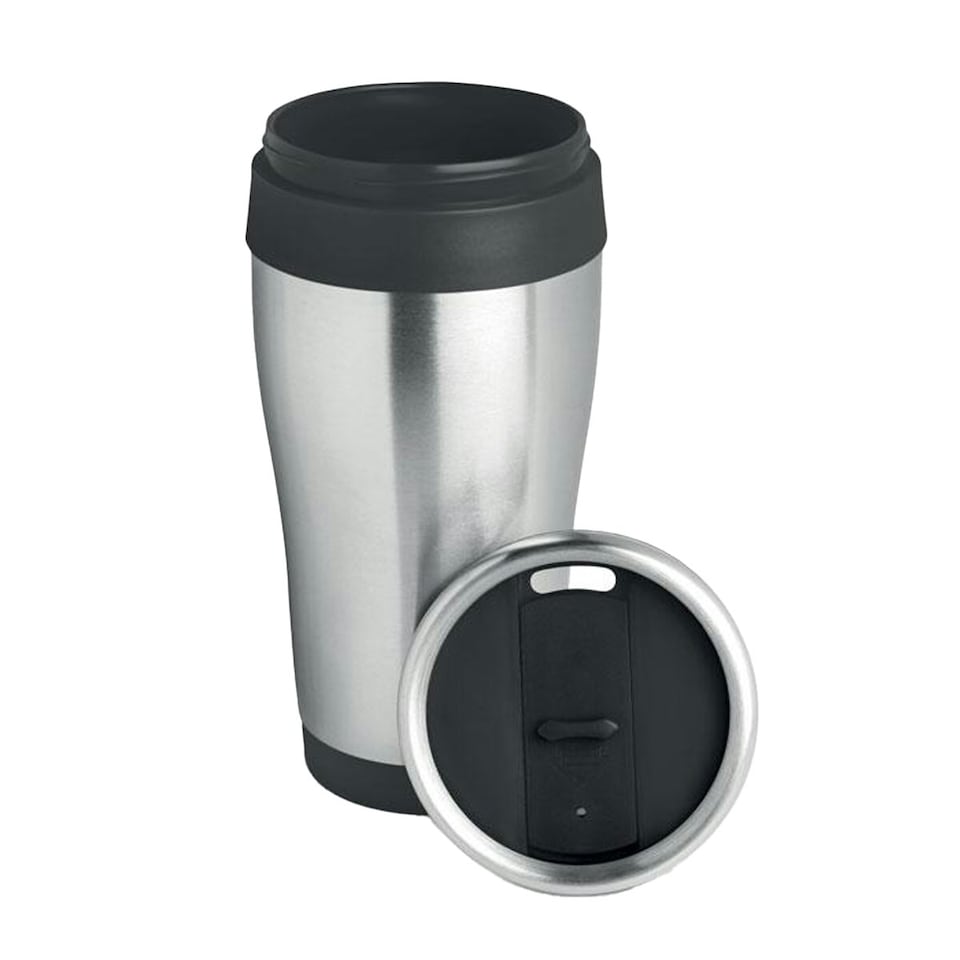 image 1 of MidOcean Tram Stainless Steel 455ml Cup - Black - One Size | Black | 1