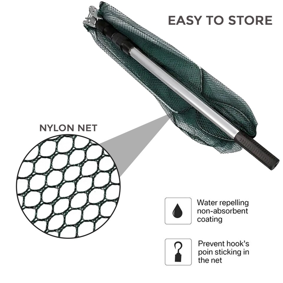 image 1 of Fishing Net Pond Swimming Pool Cleaner Leaves Collector Remover Skimmer Handheld