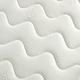 image 4 of Close Wave Hybrid Mattress - 20cm Deep, Deep Quilted Soft Sleep Surface White | King