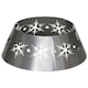 image 1 of HOMCOM Christmas Tree Base Cover with Hollow Snowflake Patterns Xmas Decoration