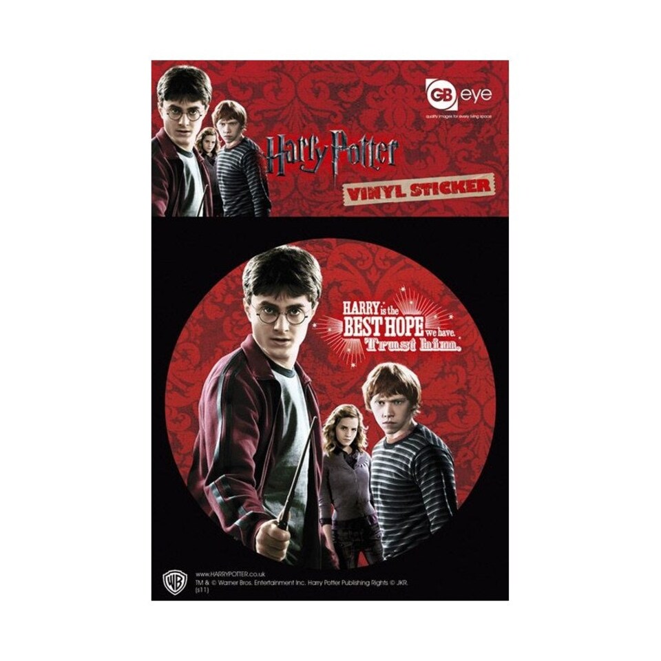 image 1 of Harry Potter Vinyl Logo Stickers - Multicoloured - One Size