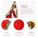 image 2 of Child’s Roman Goddess Costume – Ancient Greek Fancy Dress for Girl White | S