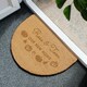 image 5 of Personalised Pumpkin Half Moon Doormat