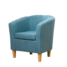 Alderwood Fabric Tub Chair - Teal