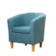 image 1 of Alderwood Fabric Tub Chair - Teal
