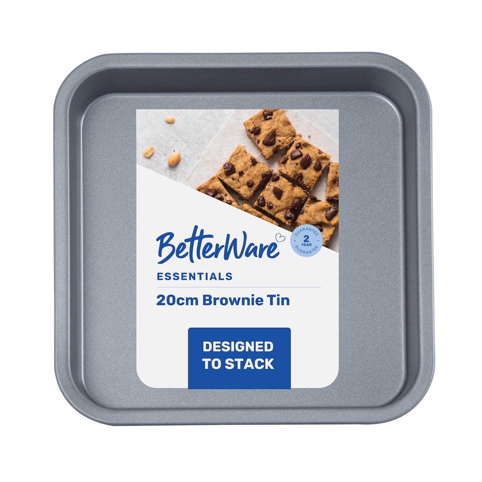 image 1 of BetterWare Essentials 20cm Non-Stick Brownie Tin