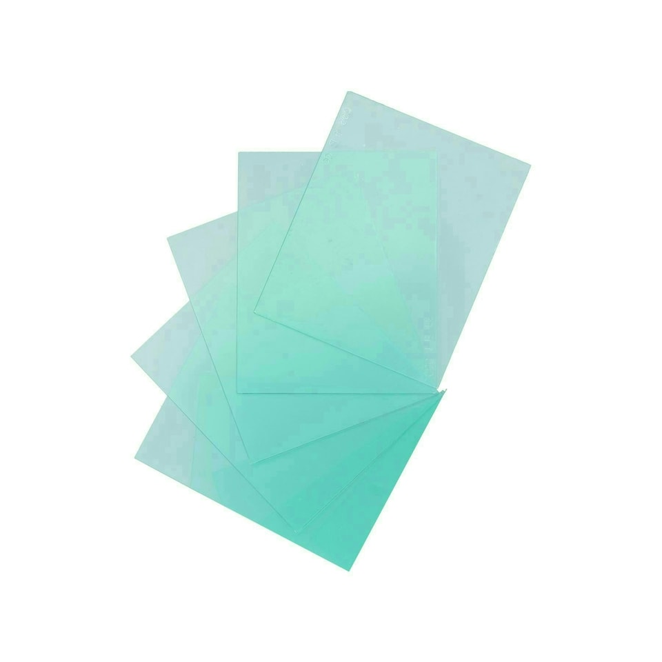 image 1 of Welding Mask Clear Replacement Protective Lens Lenses 5 pack 110mm x 90mm