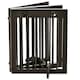 image 8 of PawHut Pet Gate 4 Panel Wooden Dog Barrier Folding Fence w/ Support Feet